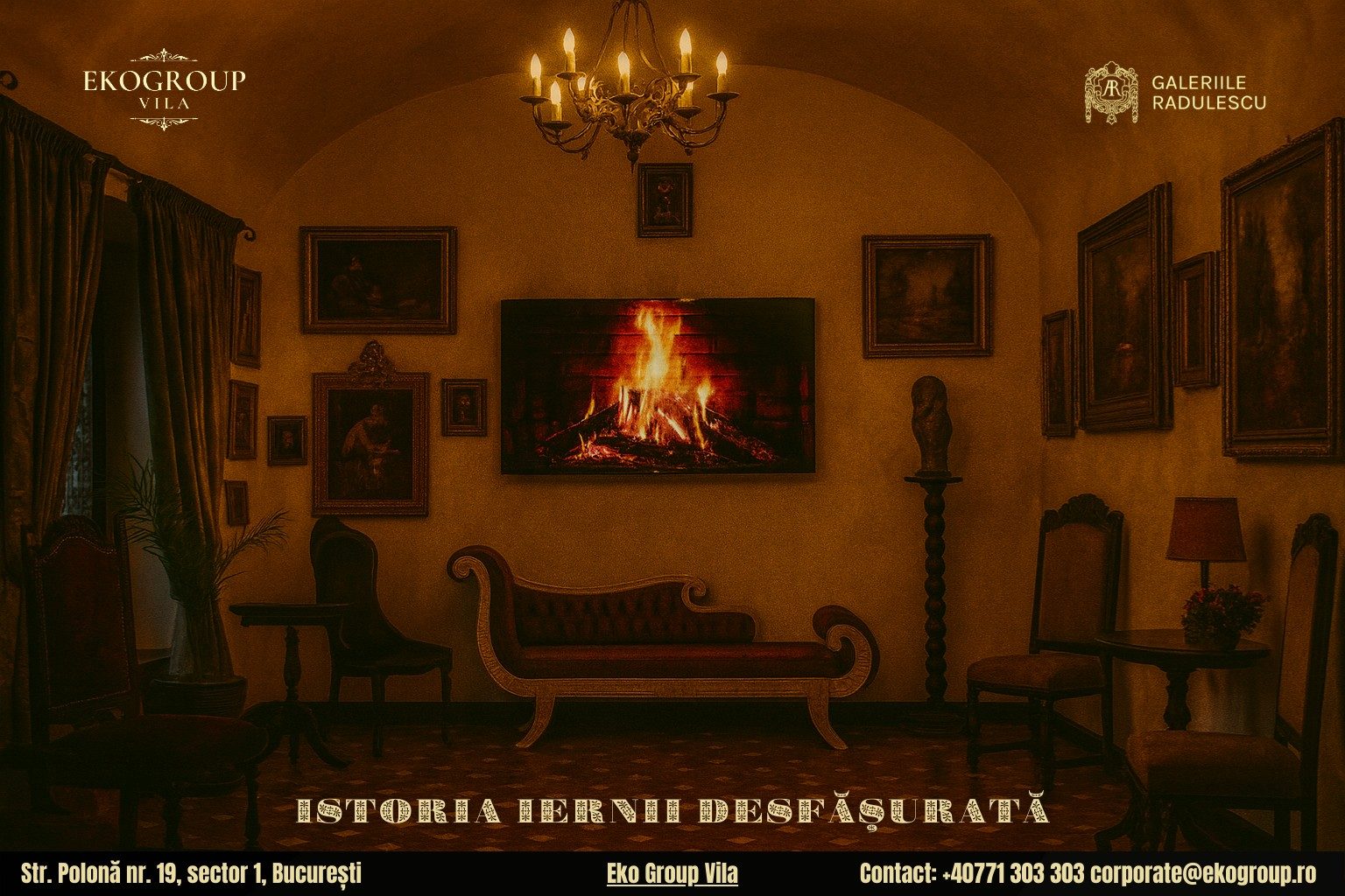 Obiceiuri de iarnă din Bucureștiul regal, reînviate la expoziția Crăciunul anilor ’30 de la Eko Group Vila